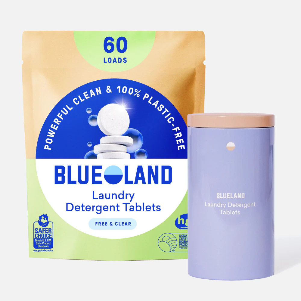 Laundry Detergent Tablets Starter Set | Free & Clear/Unscented | Blueland