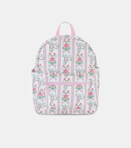 Roller Rabbit x Hill House Backpack - Pink Monkey Block Stripe | Hill House Home US