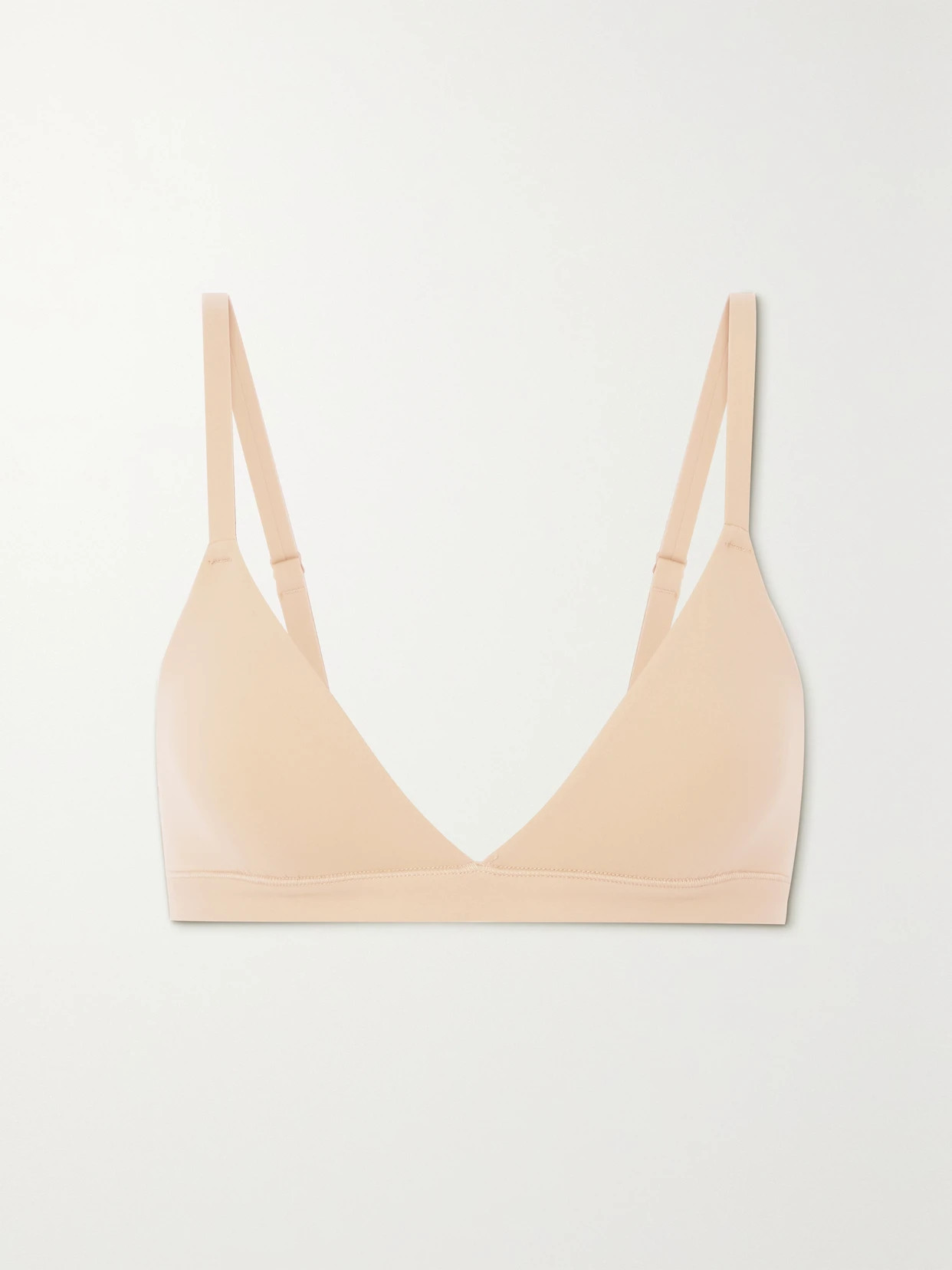 SKIMS - Fits Everybody Triangle Bralette - Sand | NET-A-PORTER (UK & EU)