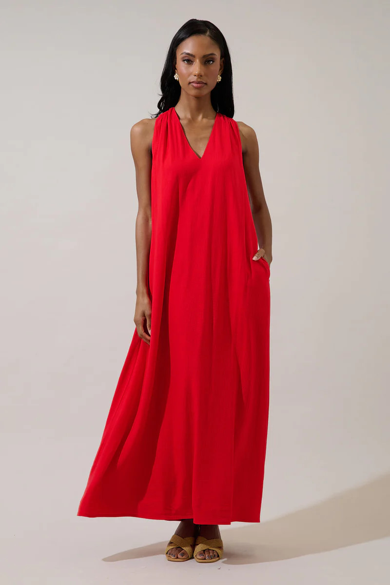 Rubi Halter Neck Maxi Dress | Sugarlips