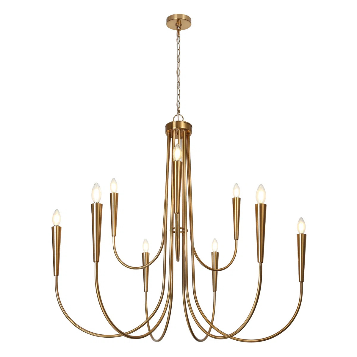 Otho 9 - Light Oversize 41in Candle Style Classic Chandelier  UL Certified | Wayfair North America