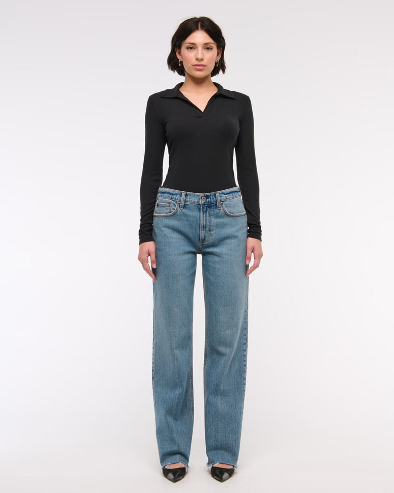 Low Rise Baggy Jean | Abercrombie & Fitch (US)