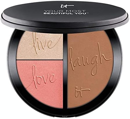 IT Cosmetics Your Most Beautiful You Anti-Aging Matte Bronzer, Radiance Luminizer & Brightening B... | Amazon (US)