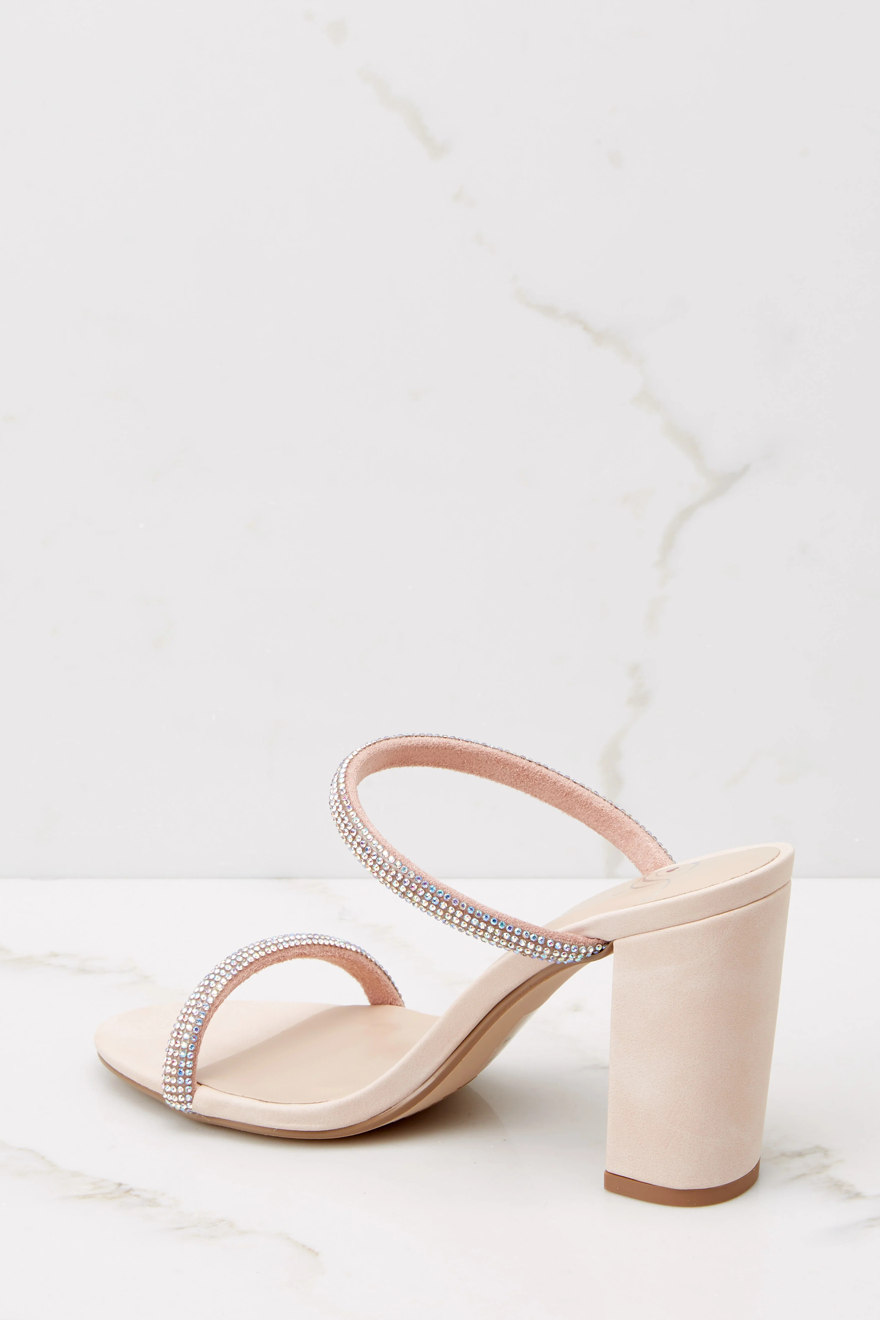 Stepping Up Beige Heels | Red Dress 