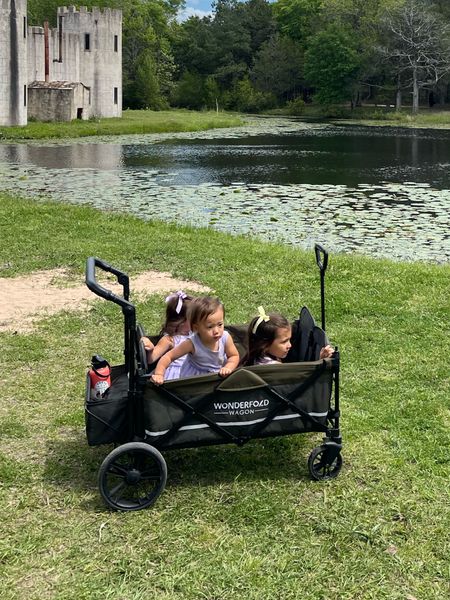 The best stroller/wagon for larger families. It seats 4 children and holds up to 150lbs. Each seat has a 5 point harness seat belt. It pulls like a wagon or pushes like a stroller. The best part is that it folds up flat and can easily fit my trunk  

#LTKkids #LTKbaby #LTKfamily