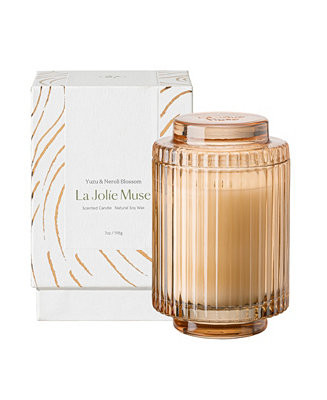 La Jolie Muse Amélie Candle, Yuzu Neroli Blossom, 7 oz - Macy's | Macy's