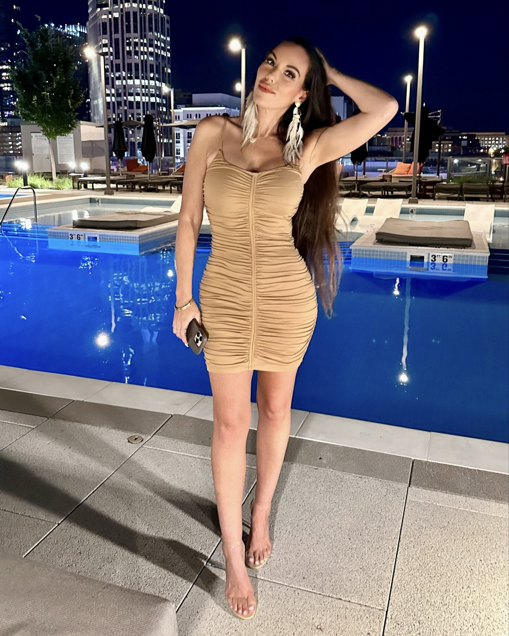 These earrings are so fun. They complimented the dress so well. The hubby loved it. 🥰 

#LTKSeasonal #LTKParties #LTKFindsUnder50