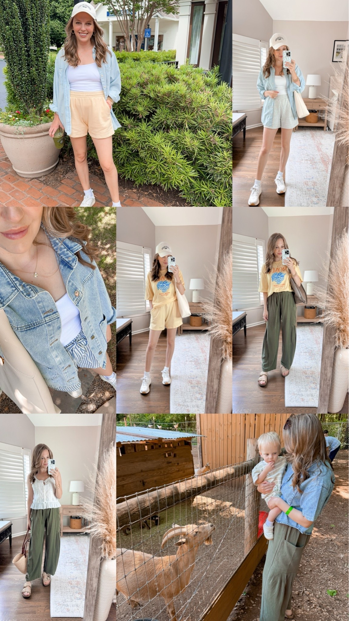 Comfy outfits that aren’t leggings for summer! 
Casual style mom outfits summer outfits

#LTKmomlife #LTKootd