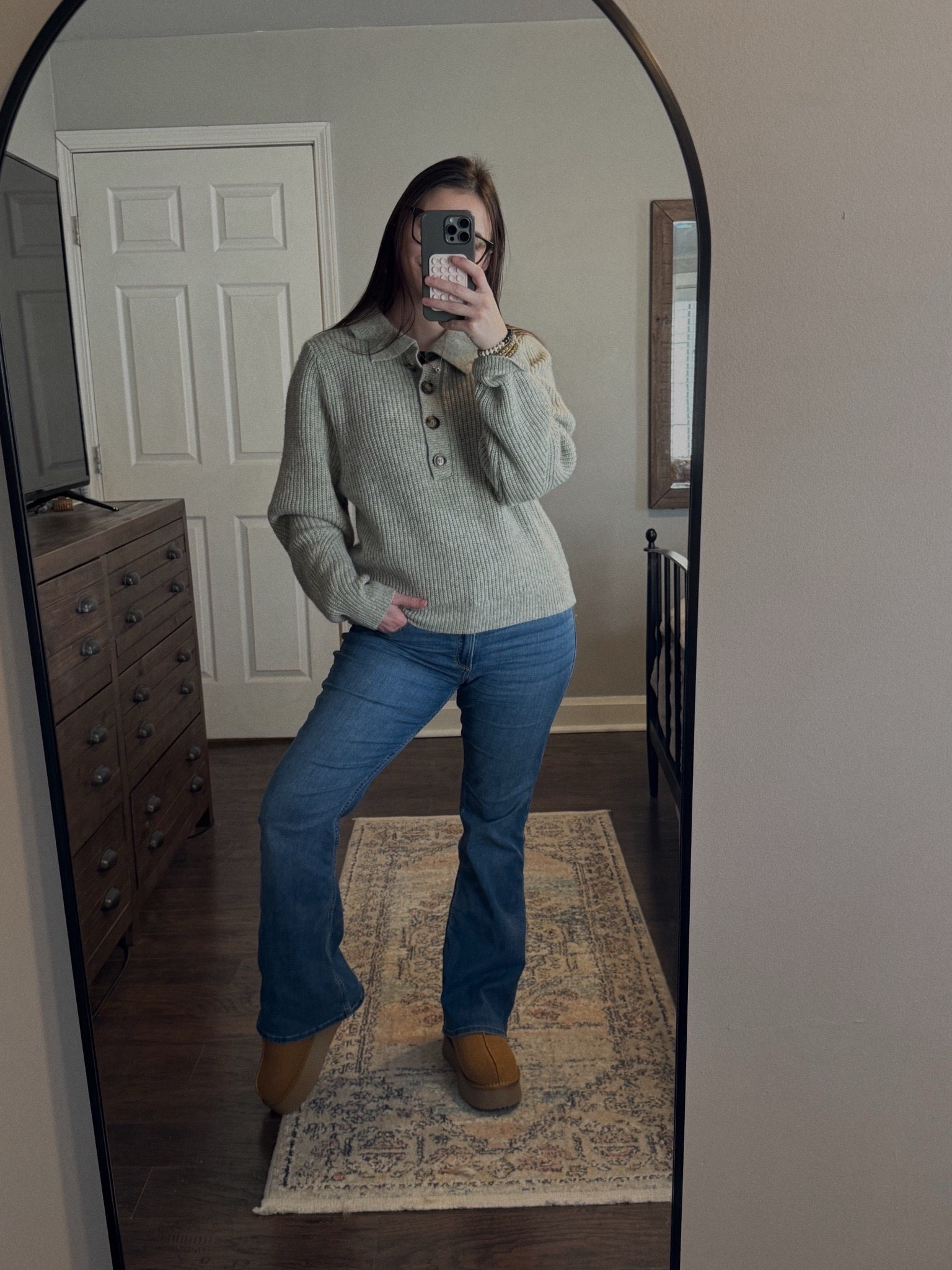 Casual winter outfit inspo- 

Winter sweater, flare jeans, womens jeans, ootd

#LTKSeasonal #LTKootd #LTKFindsUnder100