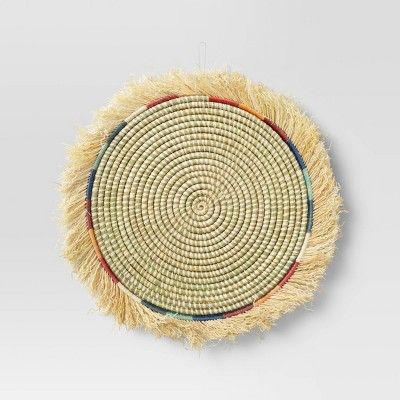 All Across Africa Woven Fringed Wall Plate - Threshold&#8482; | Target