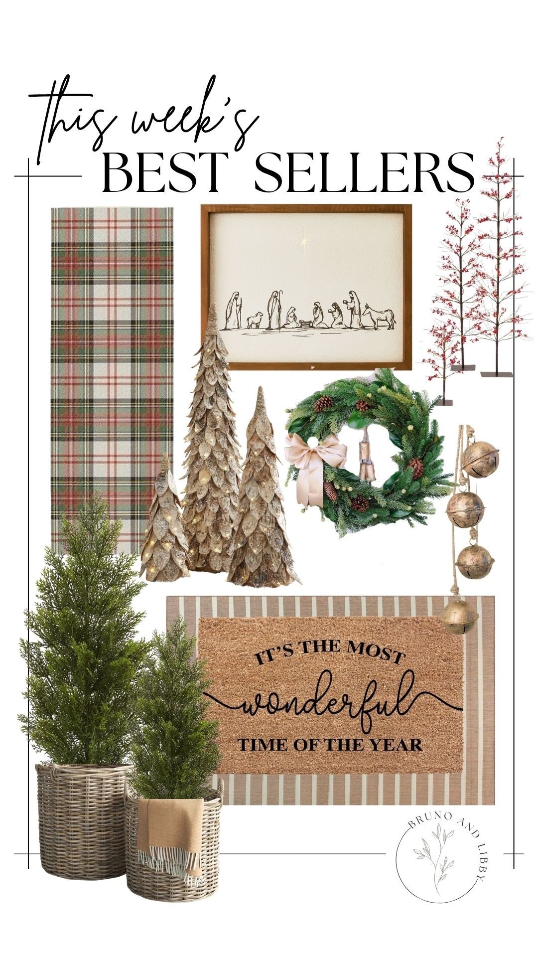 Best sellers last week! These are all items I have and love (except the baskets which are very similar to mine!) Christmas decorating is in full swing so be sure to check out all my content for my favorite finds from Amazon, Walmart, Target, pottery barn and more!

#LTKHoliday #LTKSeasonal #LTKHome