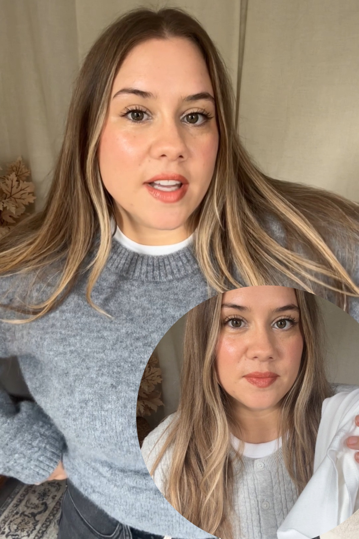 xs- 4x ( take your regular top size) 

Target option ( pictured with dark grey pullover sweater above) : lays higher up neck and best bet for crewneck sweaters. a little thinner and softer rib

Old navy option : great for crewneck cardigans. A little thicker of a neck but lower cut crewneck style 



#LTKSaleAlert #LTKStyleTip #LTKFindsUnder50