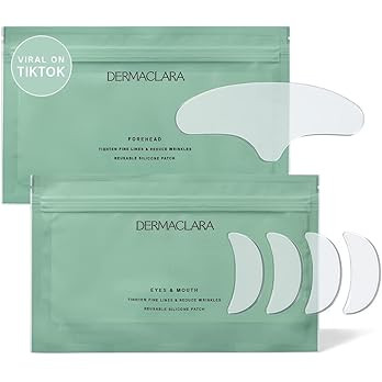 Dermaclara Silicone Face Patches for Wrinkles & Fine Lines - Silicone Fusion Treatment Anti-Wrink... | Amazon (US)