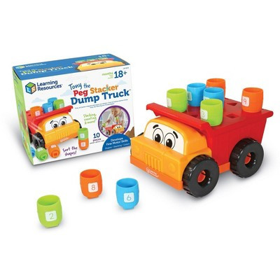 Learning Resources Tony the Peg Stacker Dump Truck | Target