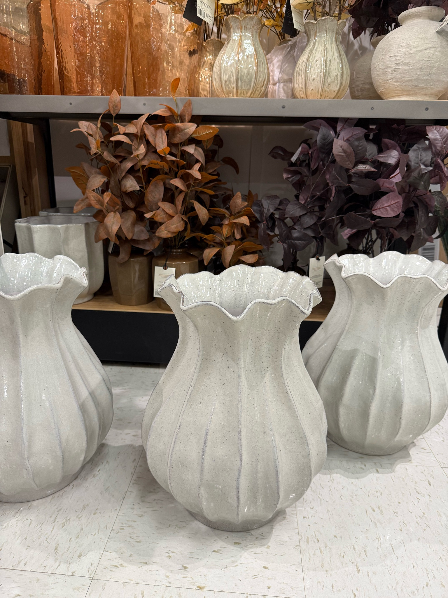 These fluted ceramic vases come in several sizes and look SO expensive. 

Perfect fall floral vase 🍂

#LTKStyleTip #LTKSeasonal #LTKHome