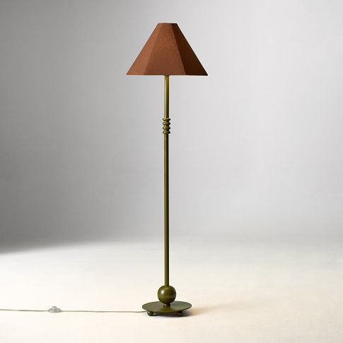 Pierce & Ward Metal Sphere Floor Lamp (61") | West Elm (US)