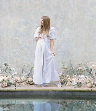 Antonio Melani x Born on Fifth Palm Beach Puff Sleeve Tie Front Long Robe Swim Cover Up | Dillard... | Dillards