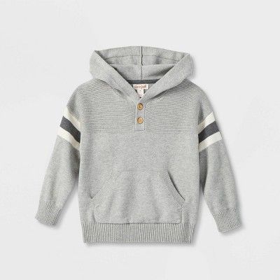 Toddler Boys' Sweater Knit Hooded Pullover - Cat & Jack™ | Target