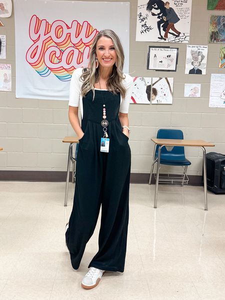 Jumpsuit for the classroom!! 

#LTKworkwear #LTKunder50 #LTKshoecrush