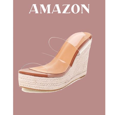 These acrylic wedges from Amazon is the perfect summer sandal! 

#LTKSeasonal #LTKshoecrush #LTKunder50