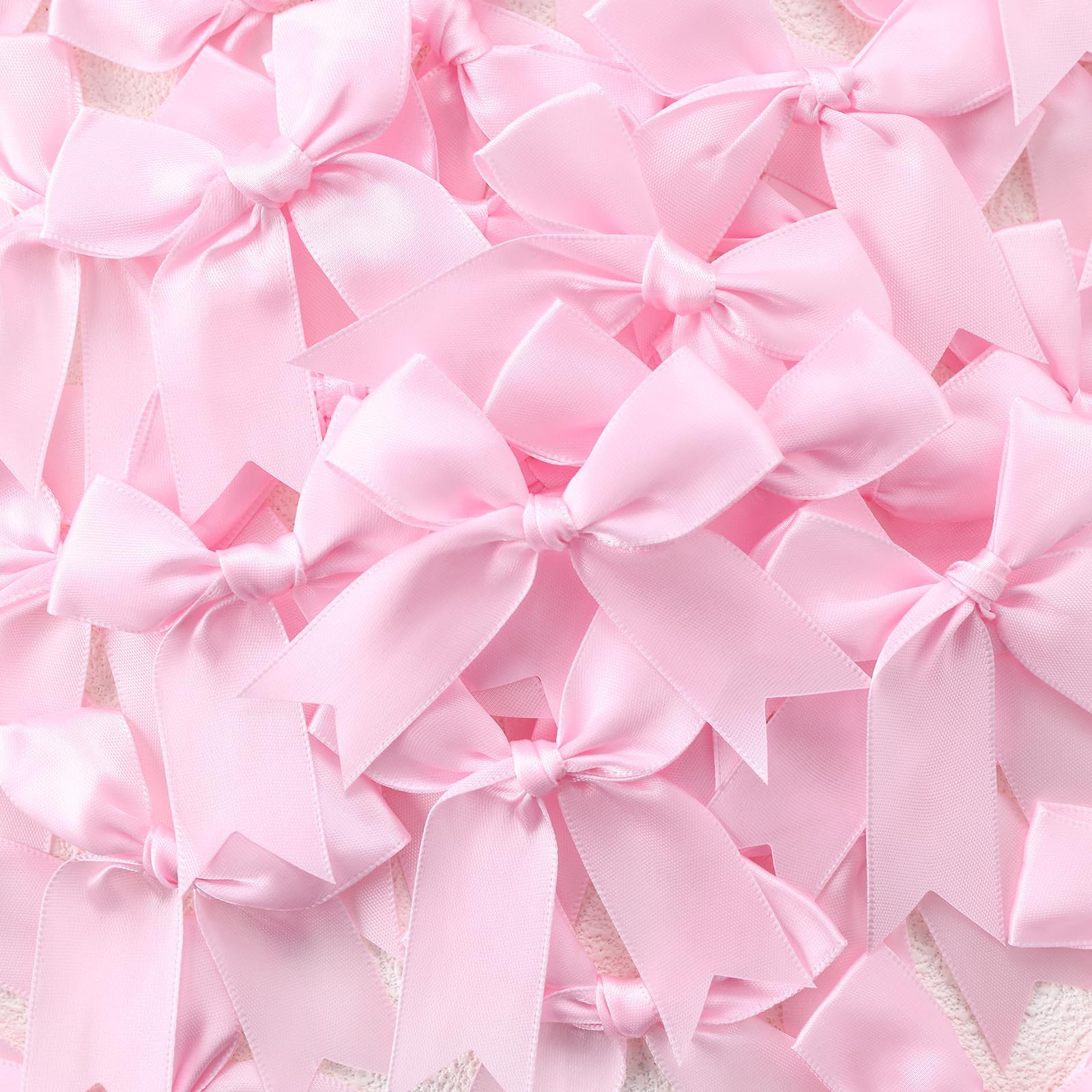50 Pcs Pink Gift Wrap Bows,3.3 Inch Elegant Bows for Gift Wrapping, DIY Crafts, Party Decorations... | Amazon (US)