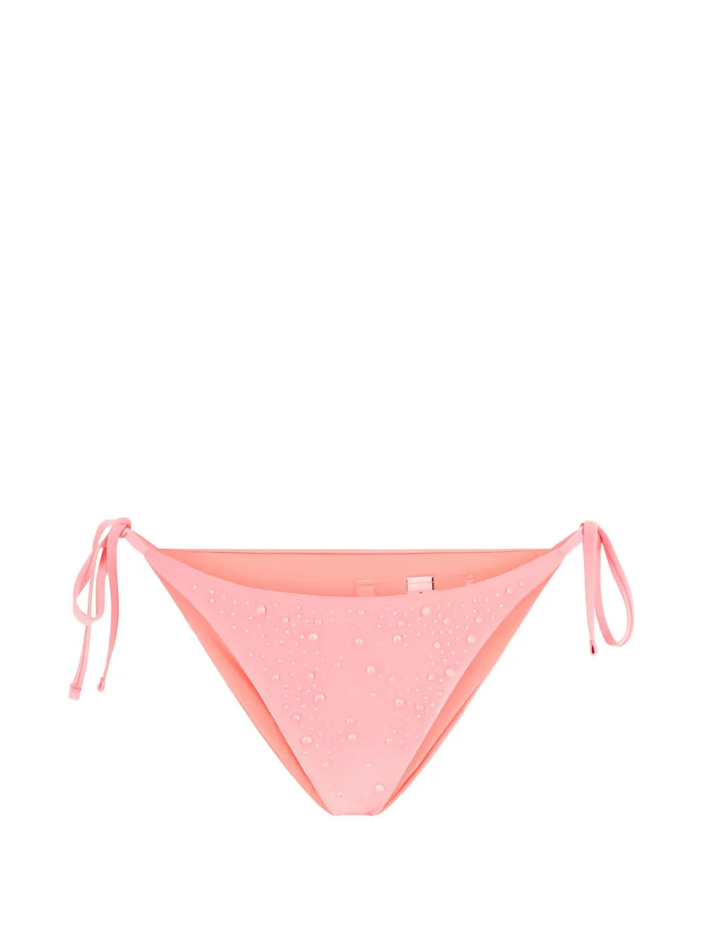 GUESS USA rhinestone-embellished side-tie bikini bottoms - Pink | Farfetch Global