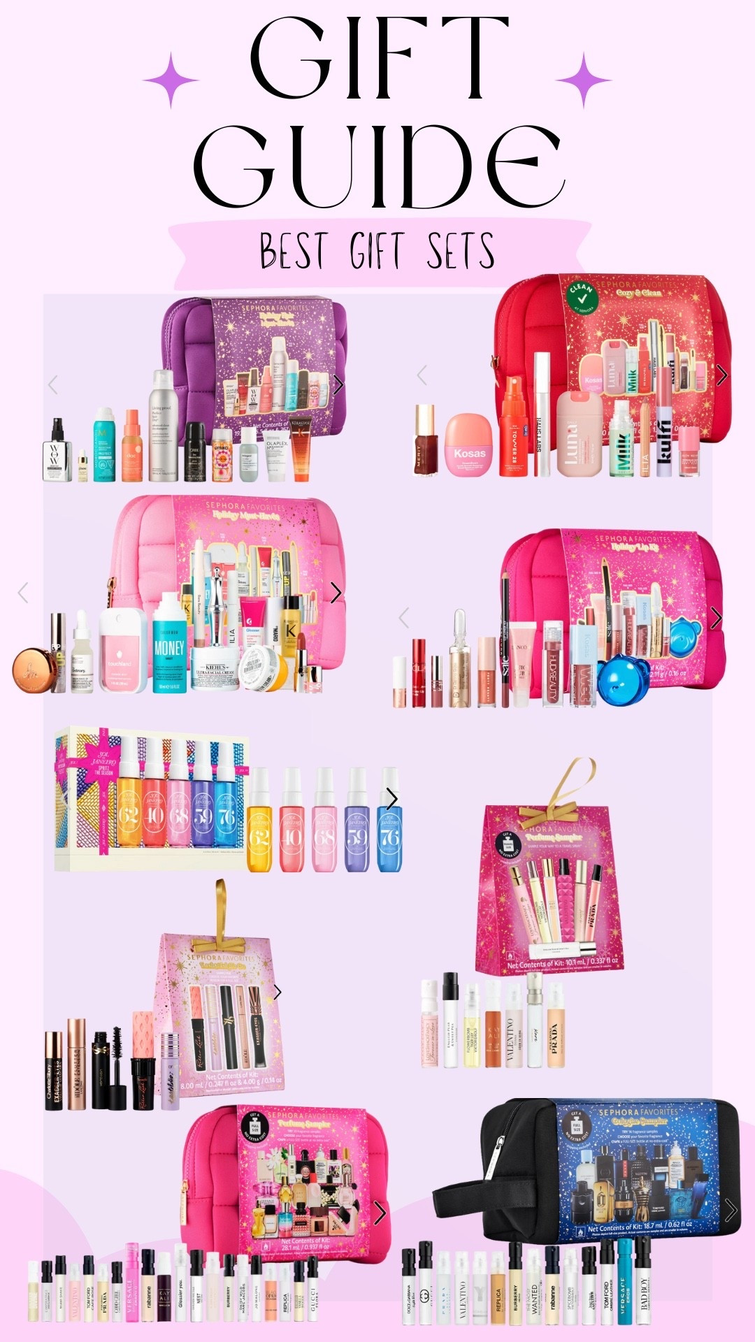 The BEST gift sets at Sephora! 

#giftsforgirls #giftguide #beautygiftguide #giftsforteens #giftsfortweens

#LTKGiftGuide #LTKHoliday #LTKBeauty