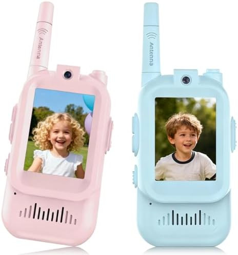 Video Walkie Talkie for Kids, Toys for 3-12 Year Old Boys Girls,Long Range 2 Way Radio Toy with V... | Amazon (US)