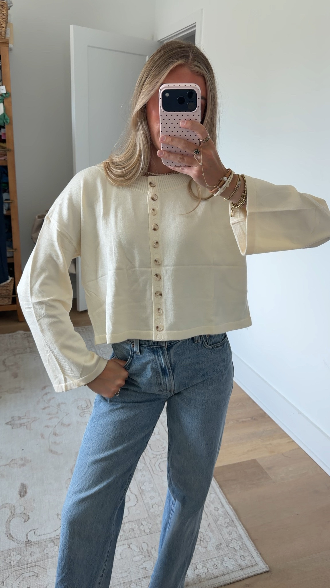 Amazon size small Women's Cropped Cardigan Sweaters Crew Neck Button Down Knit Tops
Lightweight Soft knit, Long Sleeve, Relaxed Loose Fit, Solid Color, Trendy Casual Style, Fall Cardigan, Spring Outfits

#LTKSaleAlert #LTKSeasonal #LTKootd
