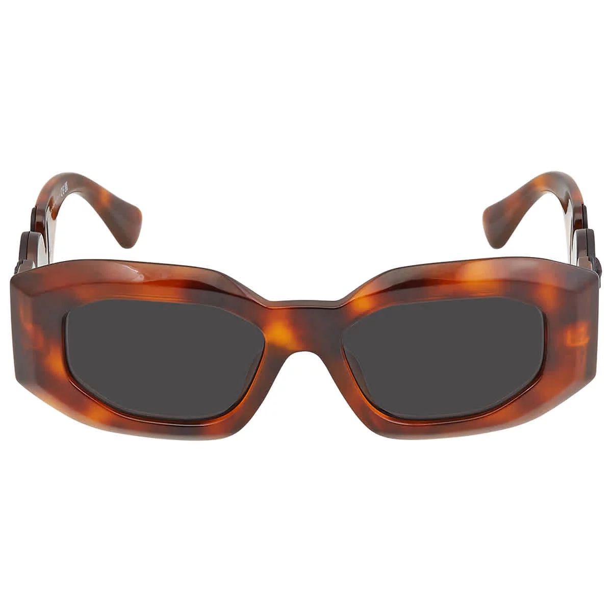 Versace Dark Grey Havana Medusa Sunglasses VE4425U 521787 54 | Walmart (US)