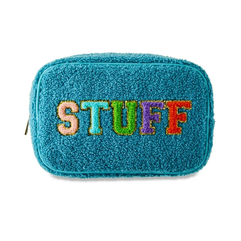 New Portable High Quality Fleece Makeup Bag Fashion Travel Bag, Blue | Walmart (US)