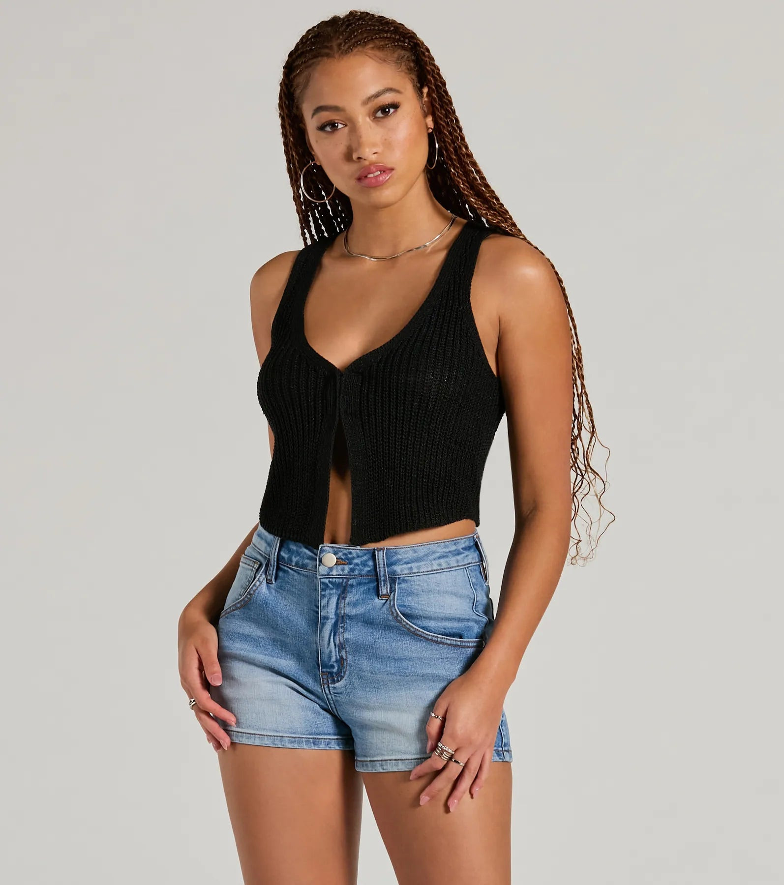 Dreamy Western Vibes Sleeveless Crochet Vest | Windsor Stores