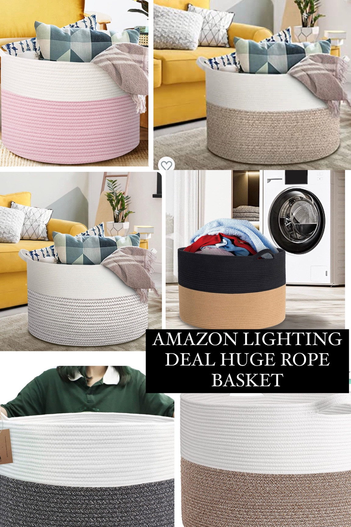 Giant storage baskets on amazon lightning deal 

#LTKSale #LTKsalealert #LTKFind