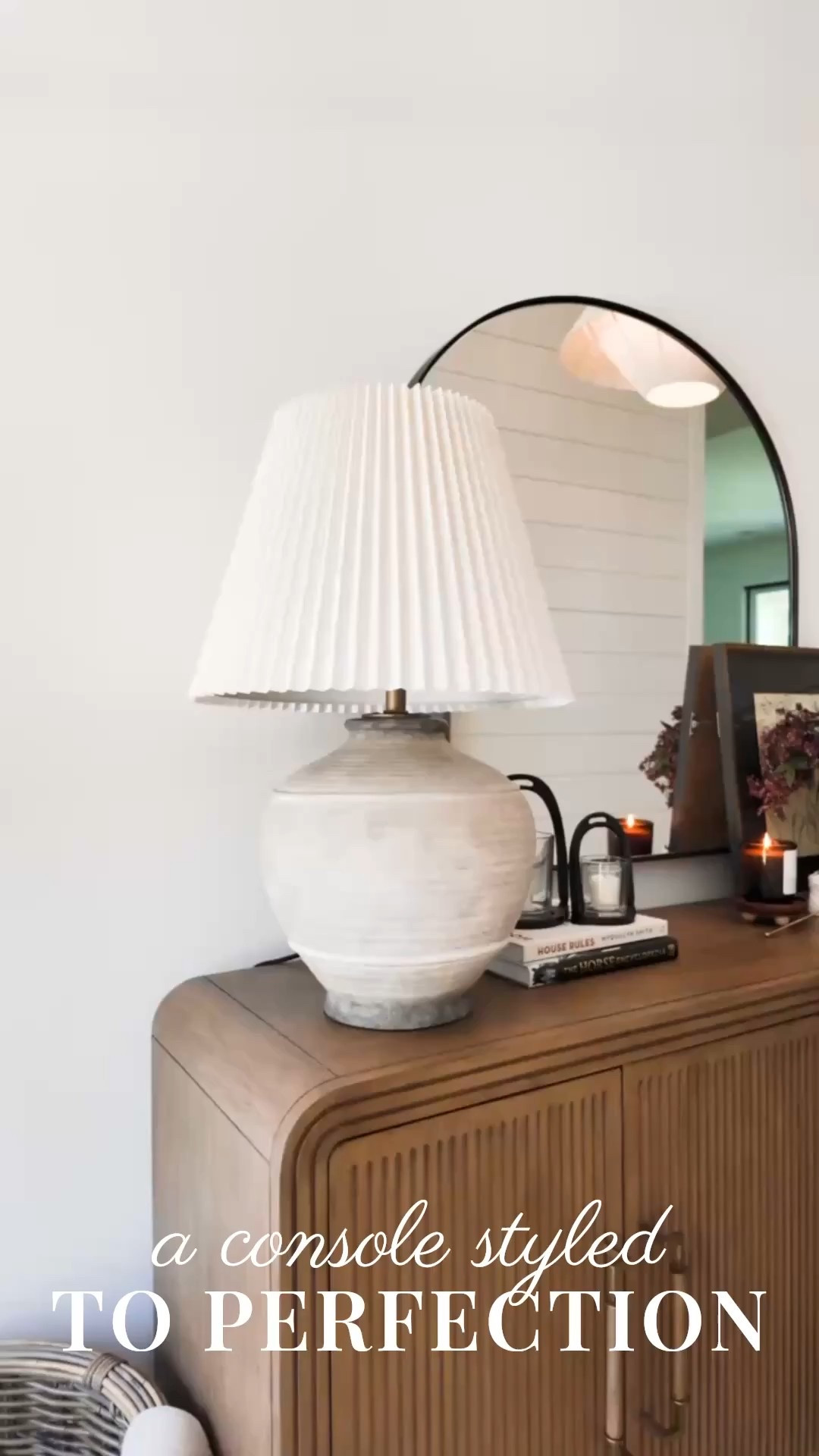 🤎 Fluted details, curved edges, and warm tones — this console is the definition of refined simplicity. Styled with layers of texture and natural beauty.

Do you want to bring our dreamy Modern Classic style interior design into your own home? 🏡 You’re in luck! Reserve our Online Interior Design packages today -> https://porcheandco.com/edesign ✨
We can’t wait to work with you & design your home with #porcheandco

#porcheandco #modernclassic #flutedfurniture #warmwoodtones #consoledecorideas #modernclassicinterior #homestylingtips



#LTKvlog #LTKdayinmylife #LTKHome