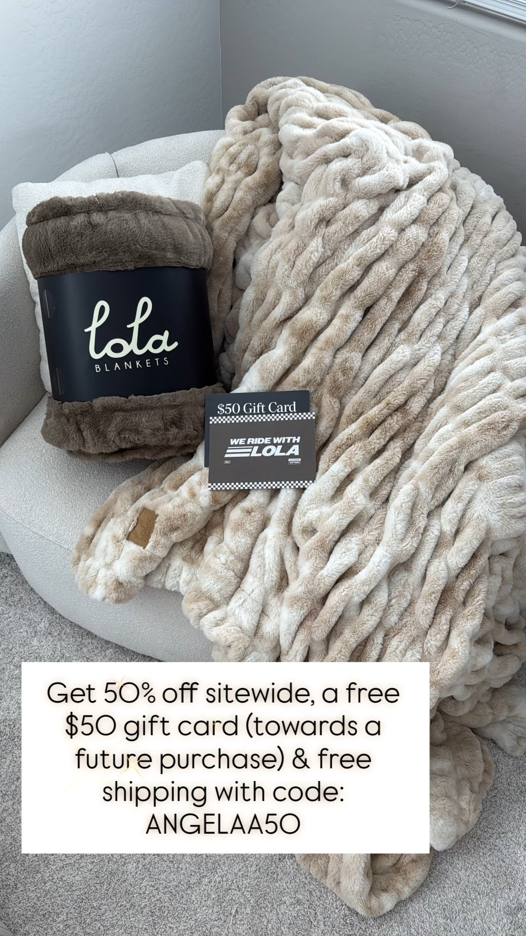 50% off the softest blanket you will ever touch! Lola blankets are the best gift idea. Stock up now for Christmas gifts! My kids have both been asking for one. 

#LTKHome #LTKSaleAlert #LTKFamily