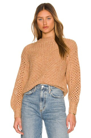 AMUSE SOCIETY Sawyer Knit Sweater in Copper from Revolve.com | Revolve Clothing (Global)