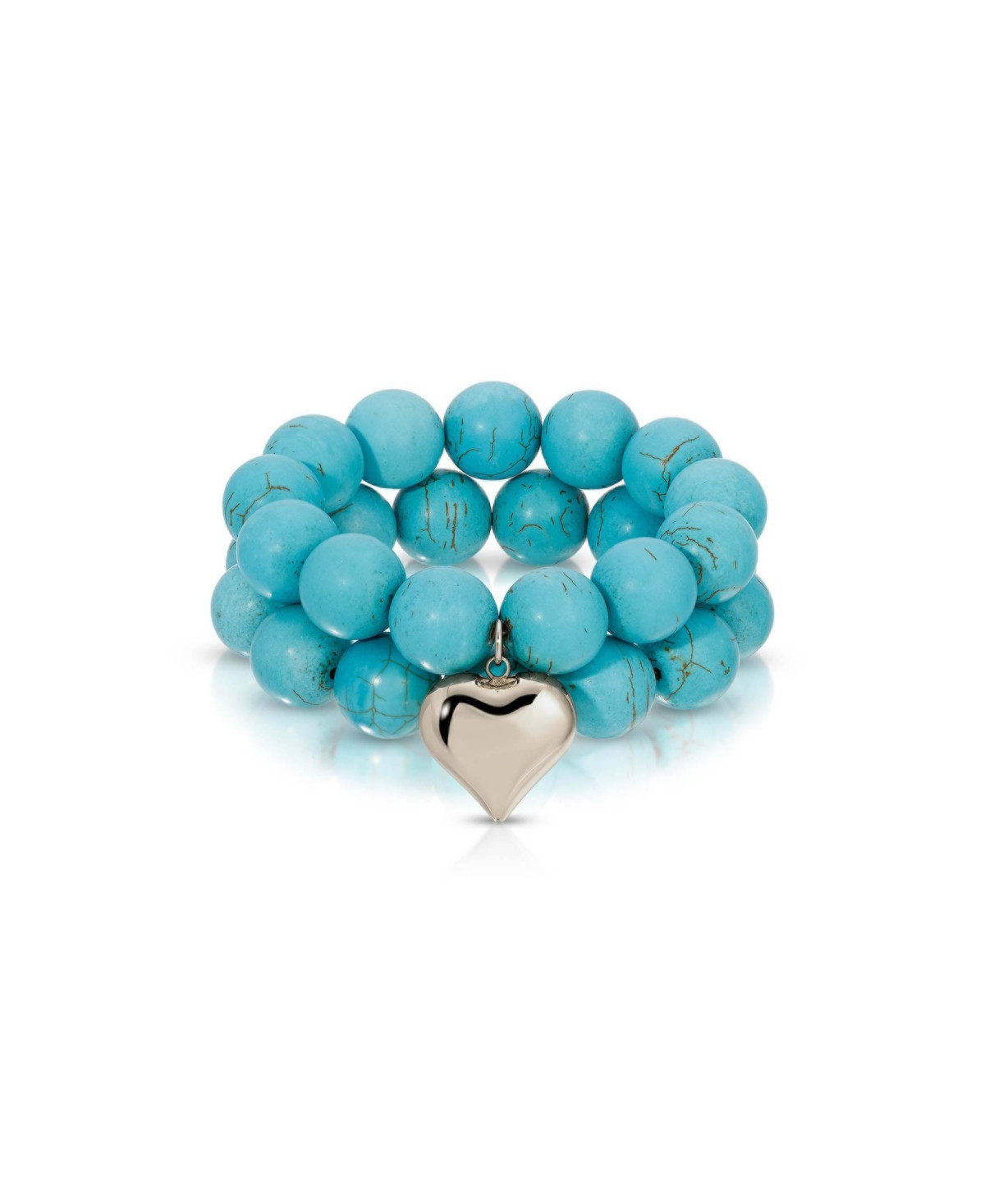 Ettika Luck and Love Turquoise Stretch Bracelet - Turquoise | Macy's