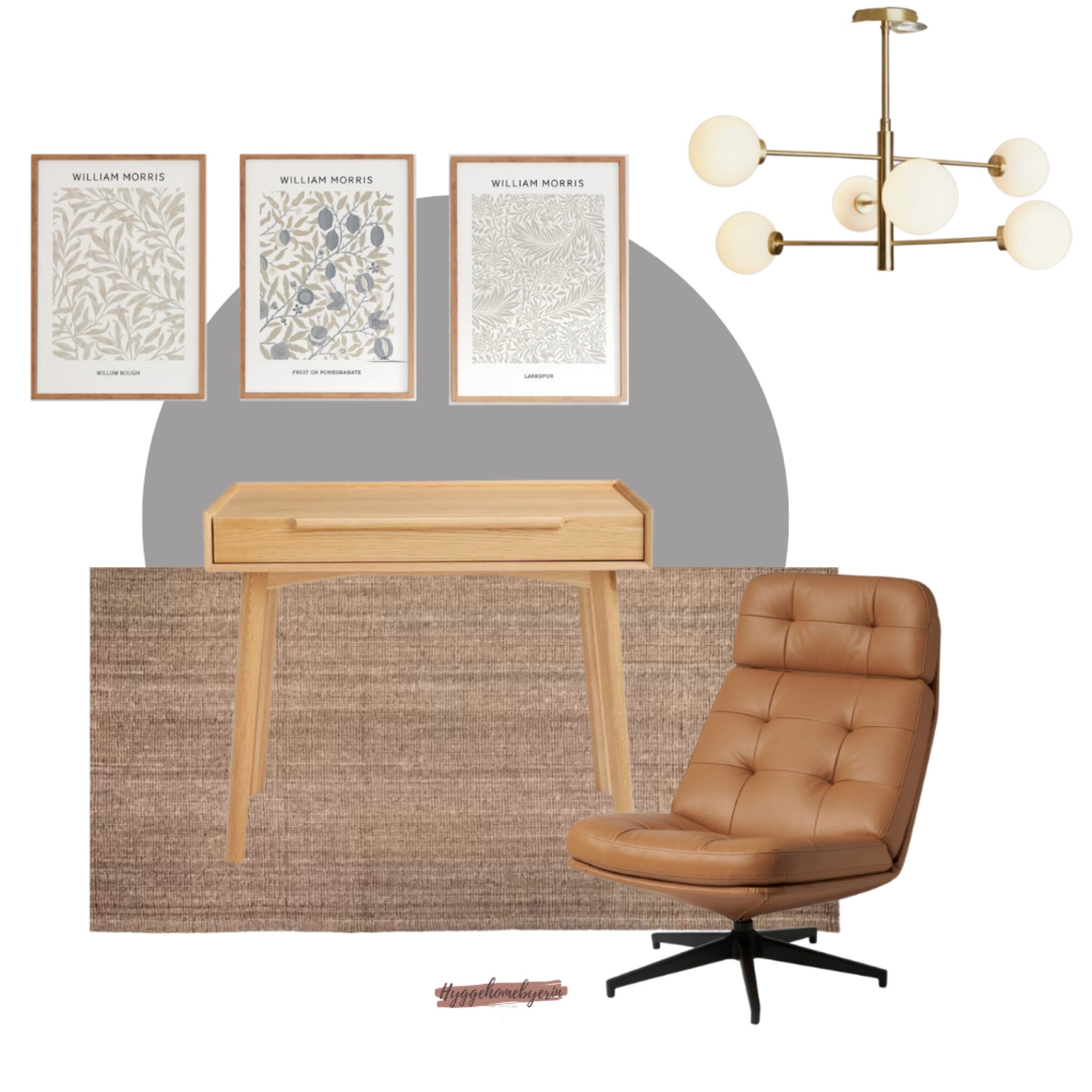 Scandi home office ideas for the college student or work from home entrepreneur