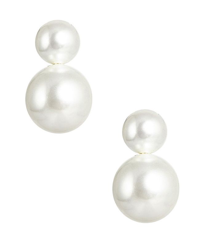 Audrey - Double Pearl earrings - Belle of  the Ball | Lisi Lerch Inc