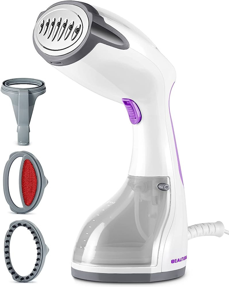 BEAUTURAL Steamer for Clothes, Portable Handheld Garment Fabric Wrinkles Remover, 30-Second Fast Hea | Amazon (US)