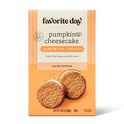 Pumpkin Cheesecake Cookies - 10.6oz - Favorite Day&#8482; | Target