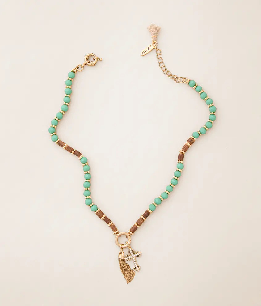 Cross Fringe Boot Bracelet | Buckle