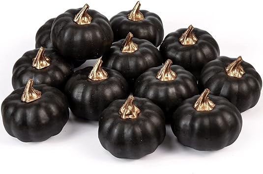 Amazon.com: Whaline Artificial Pumpkins Bulk 12Pcs Vintage Pumpkin Harvest Lifelike Pumpkin Fake ... | Amazon (US)