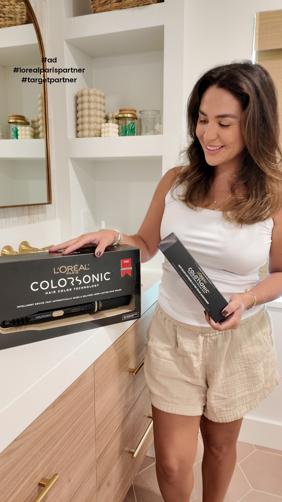 #ad #targetpartner Postpartum hair came with a few unexpected grays- but thanks to @lorealparis Colorsonic from @Target , covering them is so easy. Mess-free & stress-free. Salon results at home without leaving the home is a game changer for me. #Target #TargetStyle #Colorsonic #lorealparispartner

#LTKStyleTip #LTKBeauty