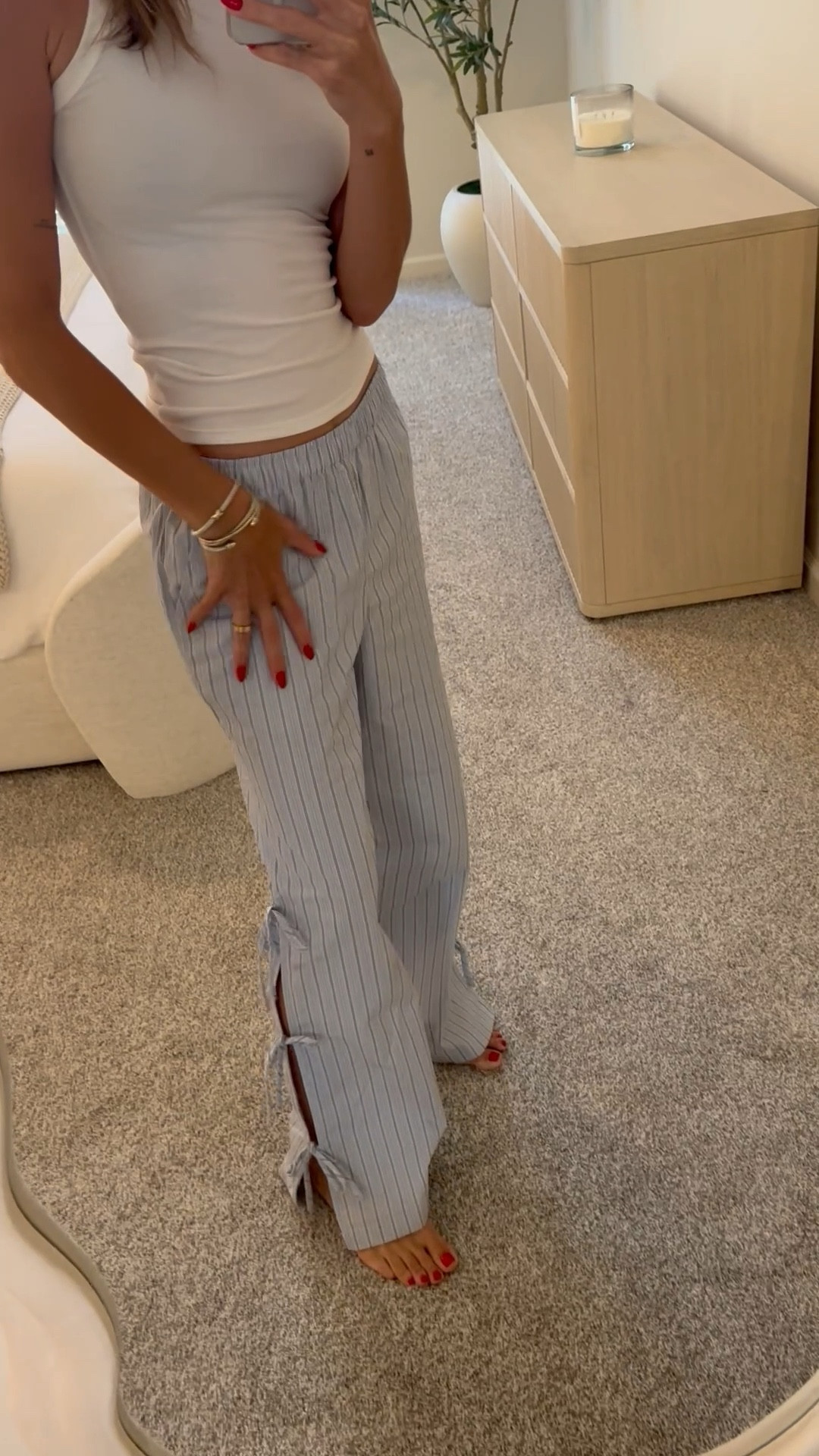 Wearing a size small 🤩 