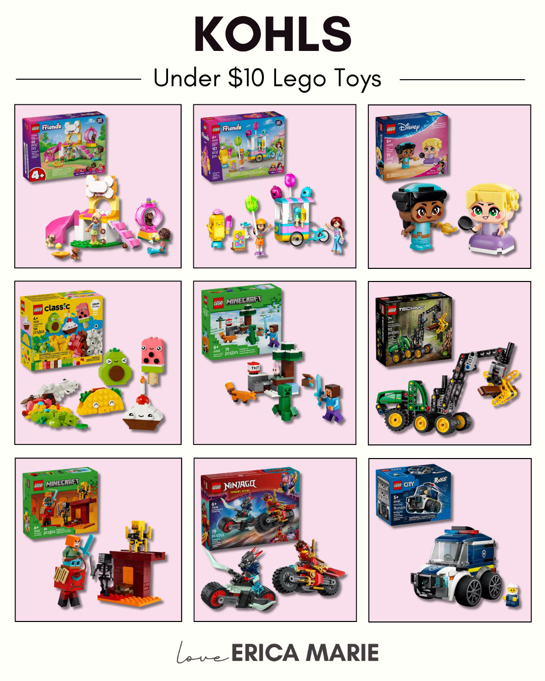 Shop LEGO toys under $10 and save on fun building sets for kids. These affordable LEGO finds make great gifts for birthdays, holidays, Christmas, party favors, or everyday surprises. Stock up while these budget-friendly deals last. 

 #LTKSaleAlert #LTKBaby #LTKKids