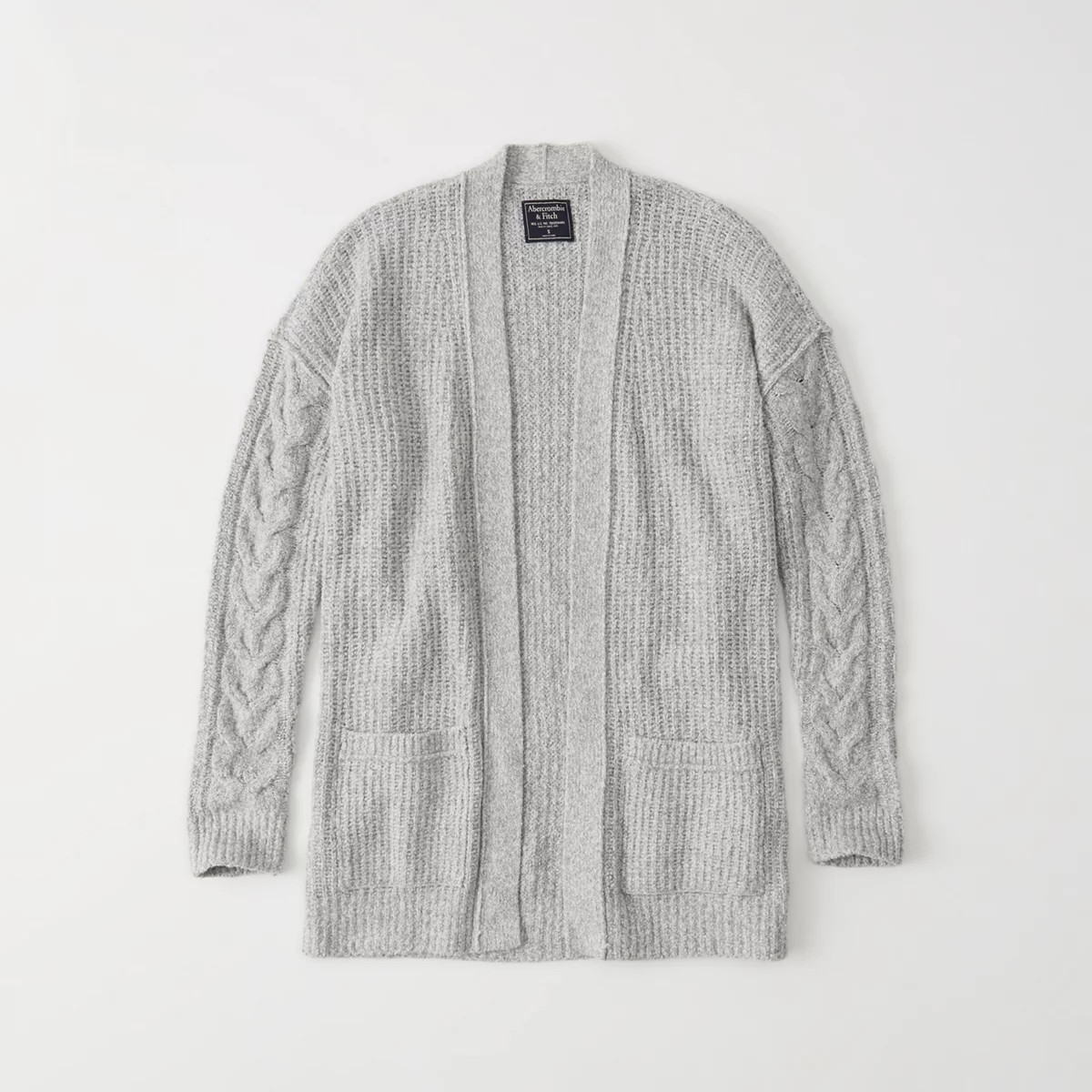 Open Stitch Cable Cardigan | Abercrombie & Fitch US & UK