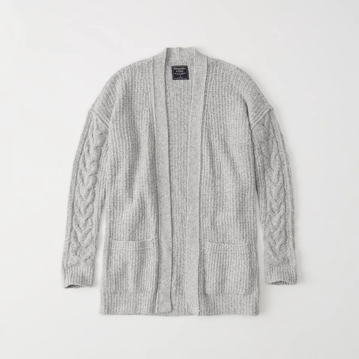 Open Stitch Cable Cardigan | Abercrombie & Fitch US & UK