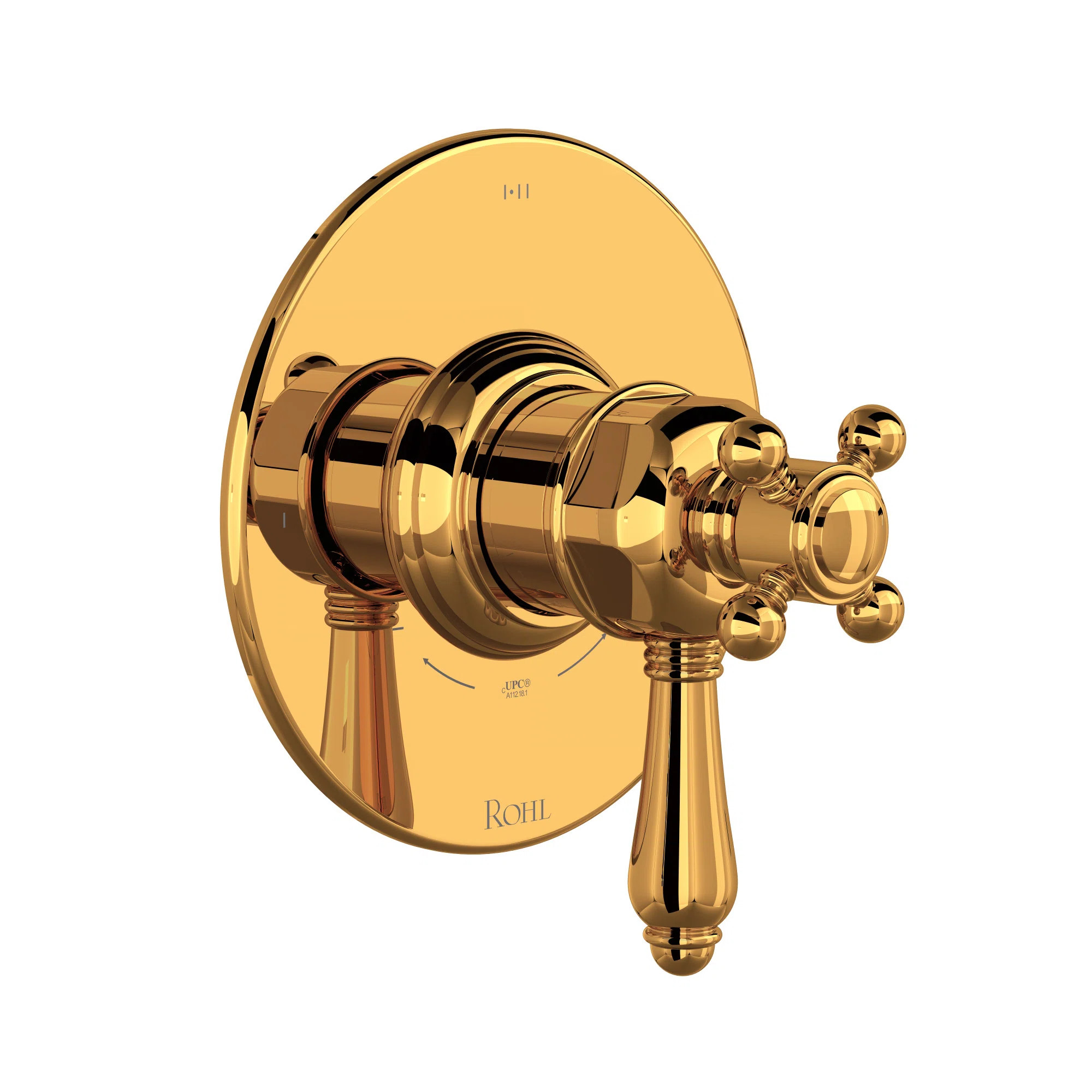 Rohl 1/2" Therm & Pressure Balance Trim With 3 Functions TTD23W1LMIB | Wayfair North America