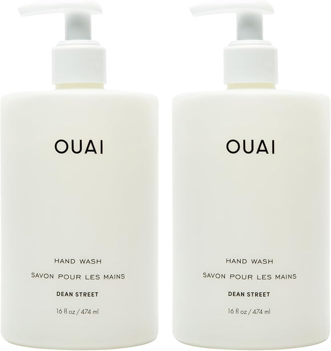 OUAI Hand Wash Full Size, Dean Street - Liquid Hand Soap with Jojoba, Avocado, & Rose Hip Oil for... | Amazon (US)